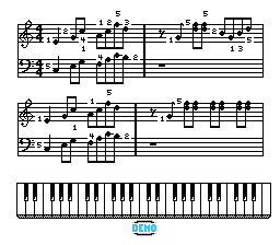 Miracle Piano screenshot 5 for NES